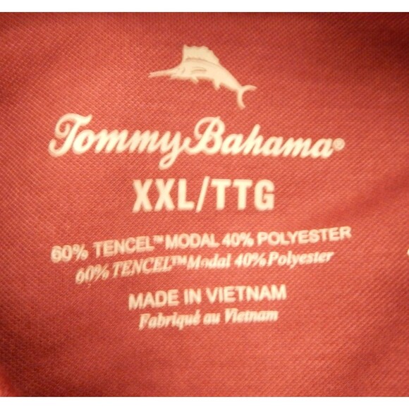 Tommy Bahama Men's Maroon Short Sleeve Button Up Casual Shirt XXL NWT - Picture 3 of 15
